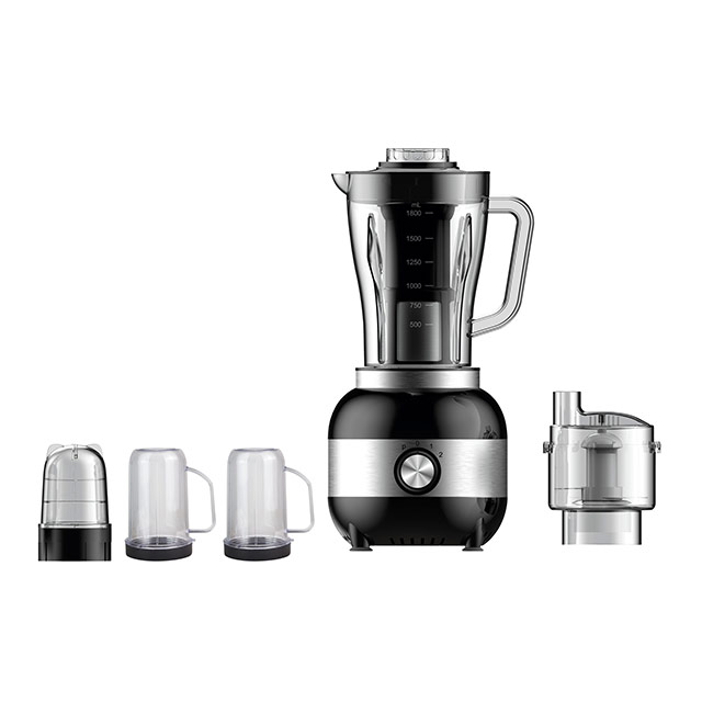 Blender PC Jar Stainless-steel Housing Stand Electric Multifunctional with Grinder Mincer Filter Silver