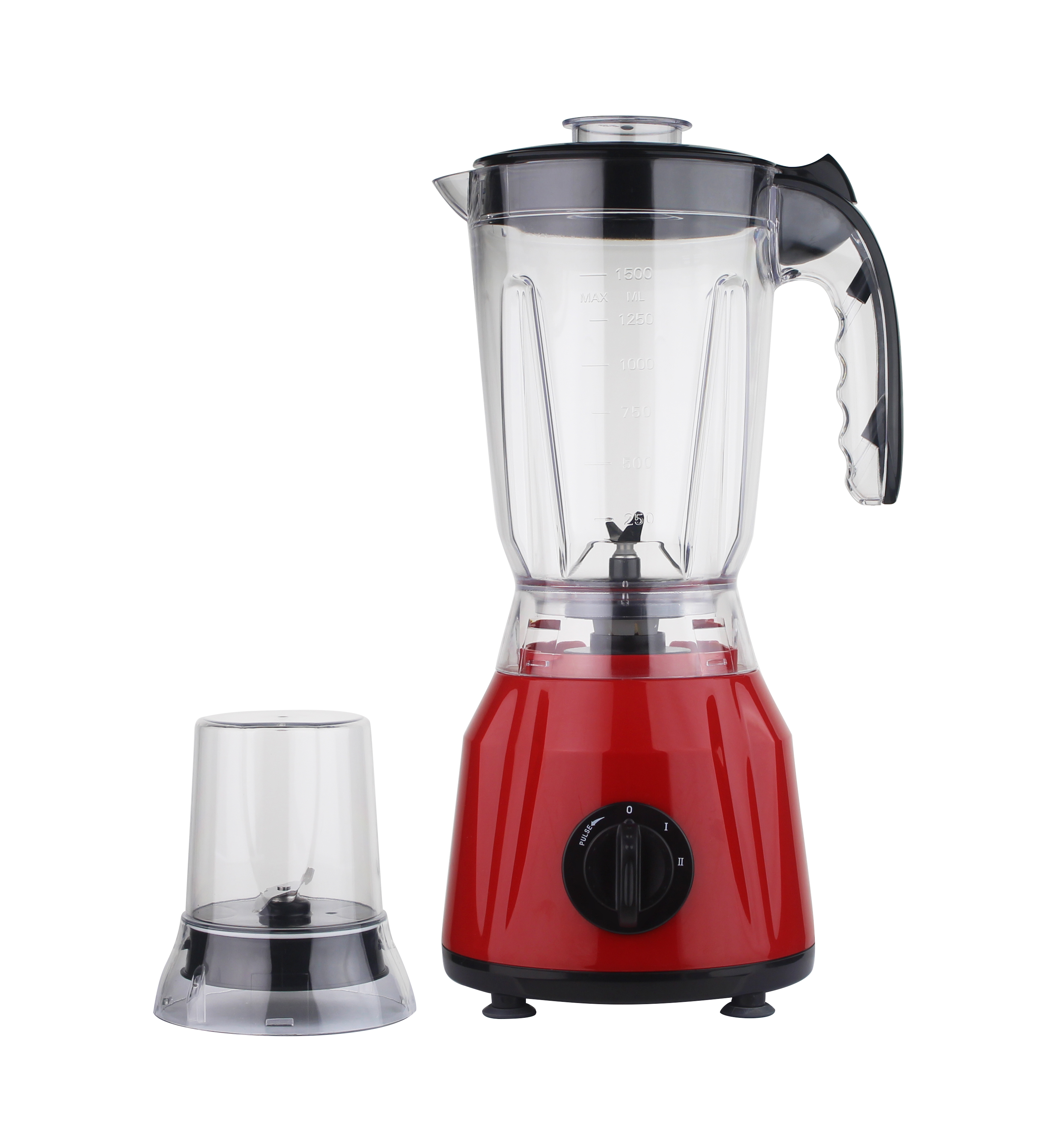 Blender PC Unbreakable 300-350W 3IN1 Multifunctional Electric-Red